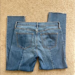 Medium Wash with Seams on Back Side